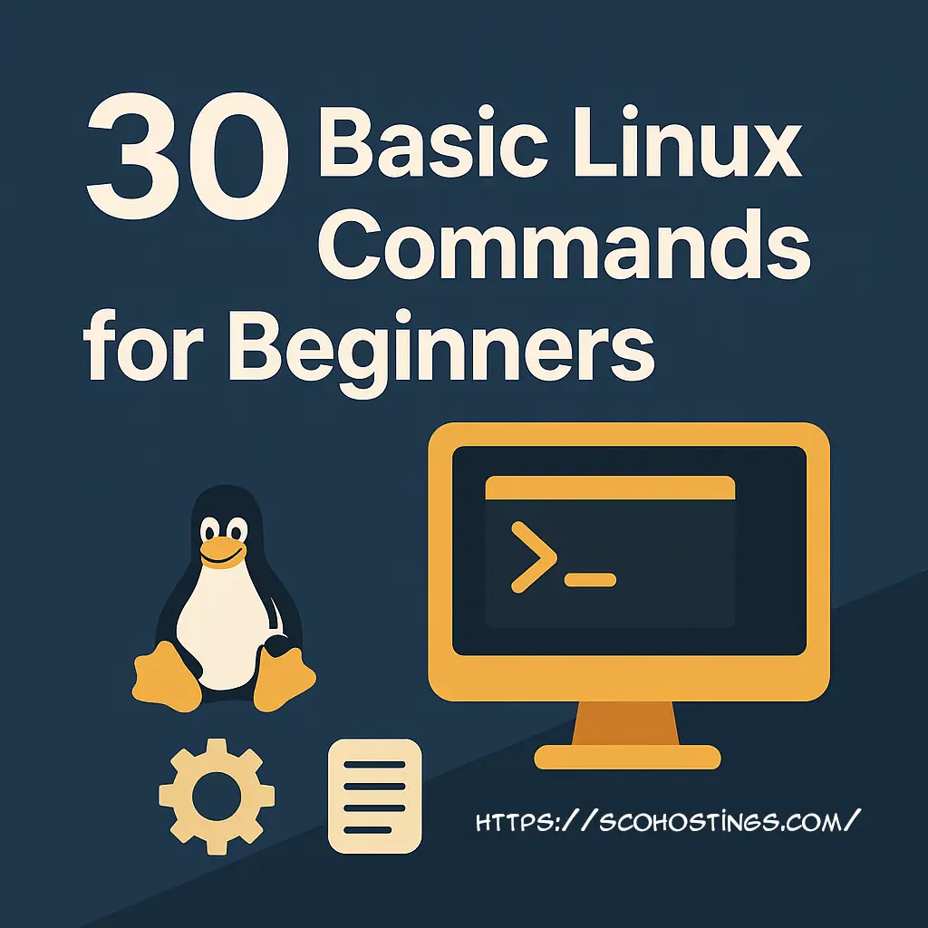 30 Basic Linux Commands for Beginners (With Simple Examples) - Sco Hosting