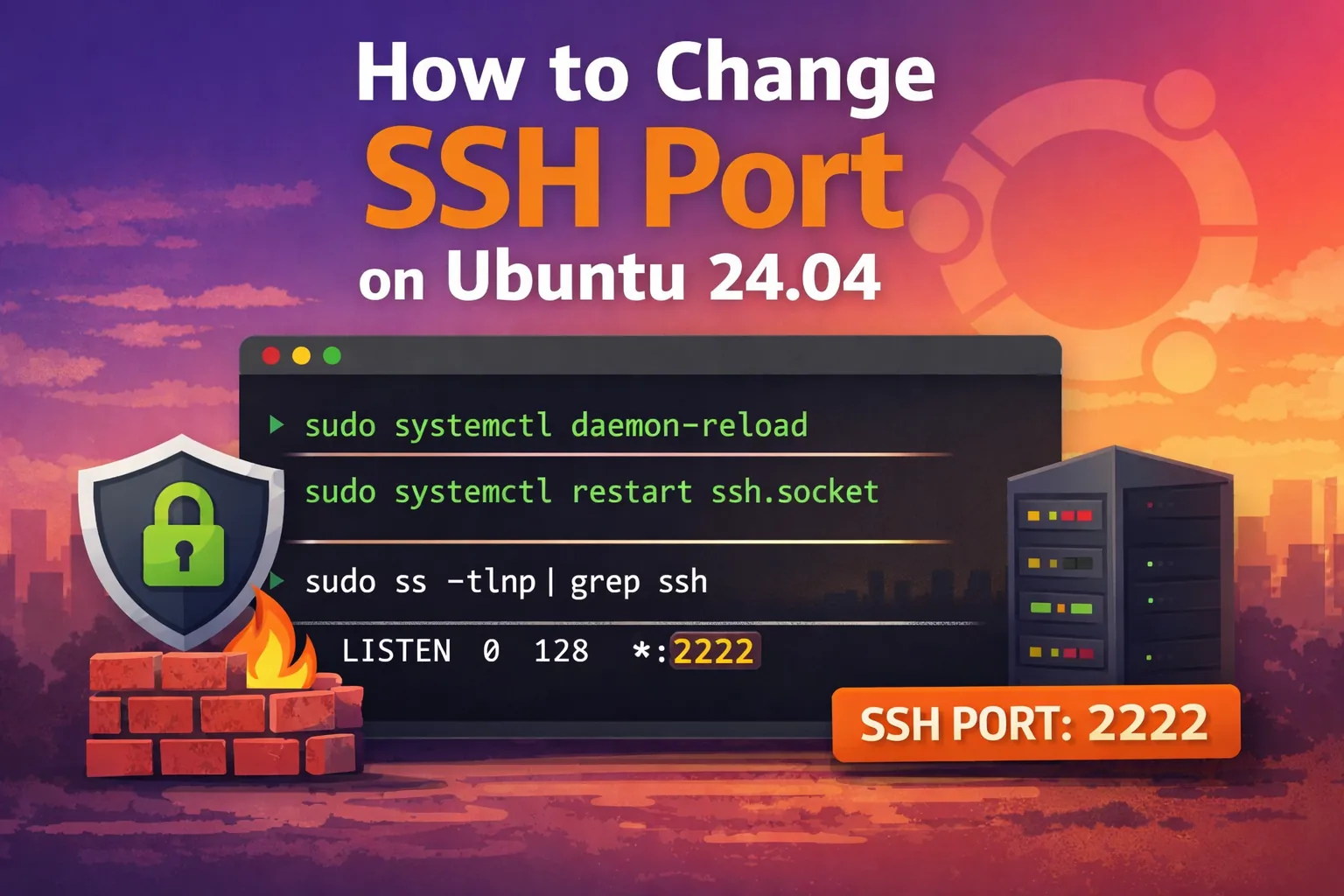 How to Change SSH Port on Ubuntu 24.04 (The Updated Method That Actually Works)
