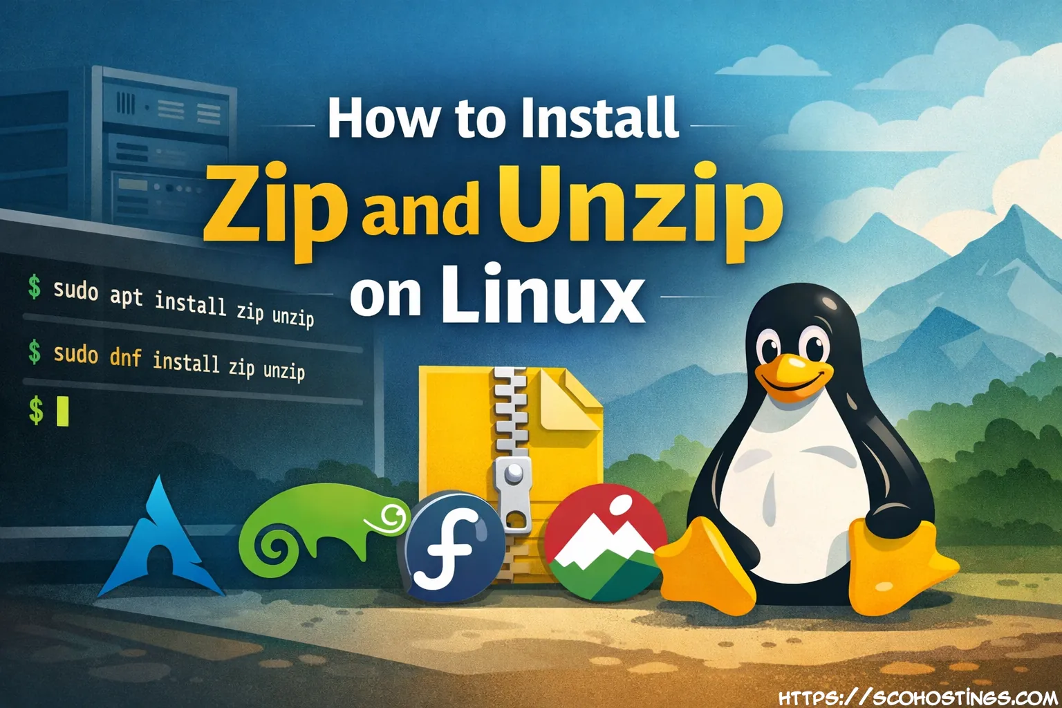 How to Install Zip and Unzip on Linux