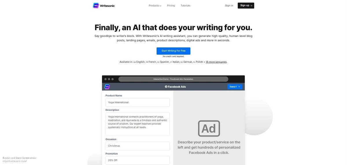 WRITESONIC
