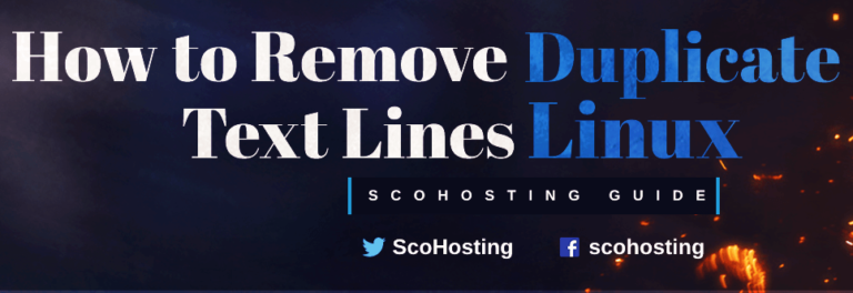 How To Remove Duplicate Text Lines Linux